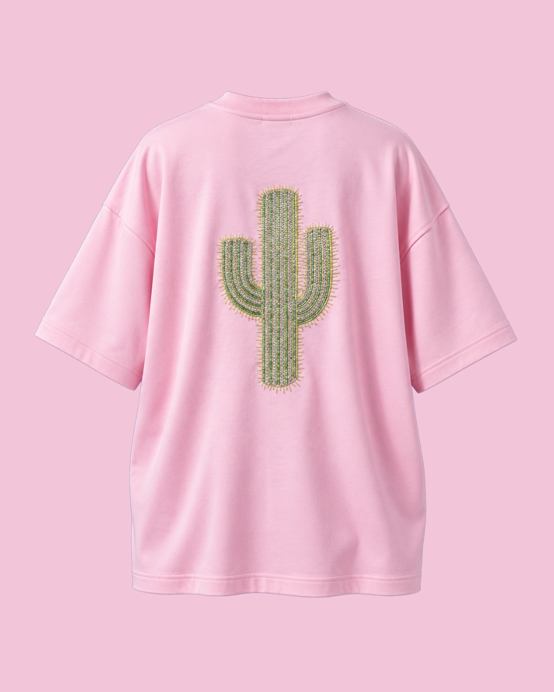 Blush Pink Iced Cactus T-shirt