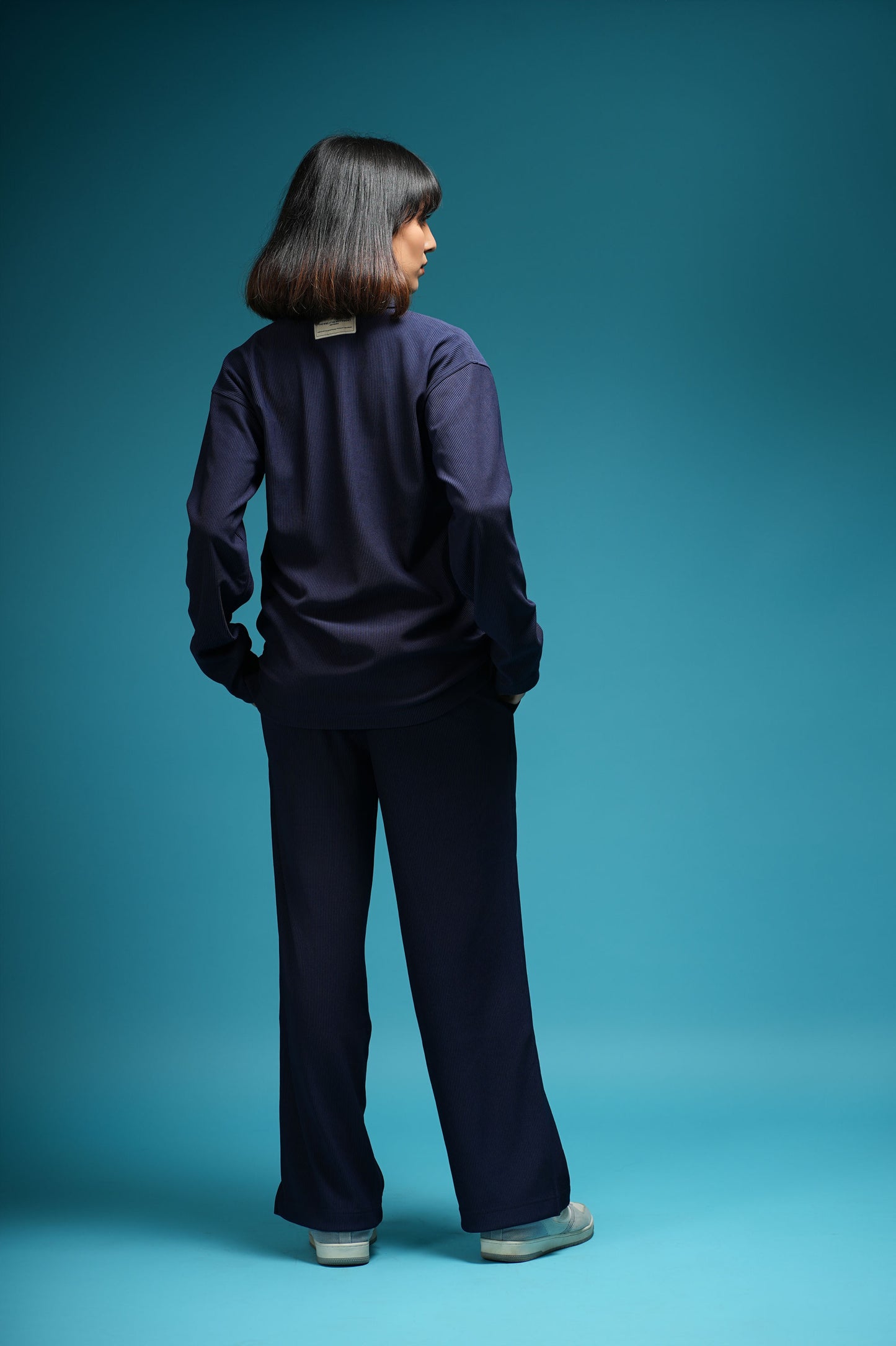 TBM CO-ORD SET NAVY BLUE