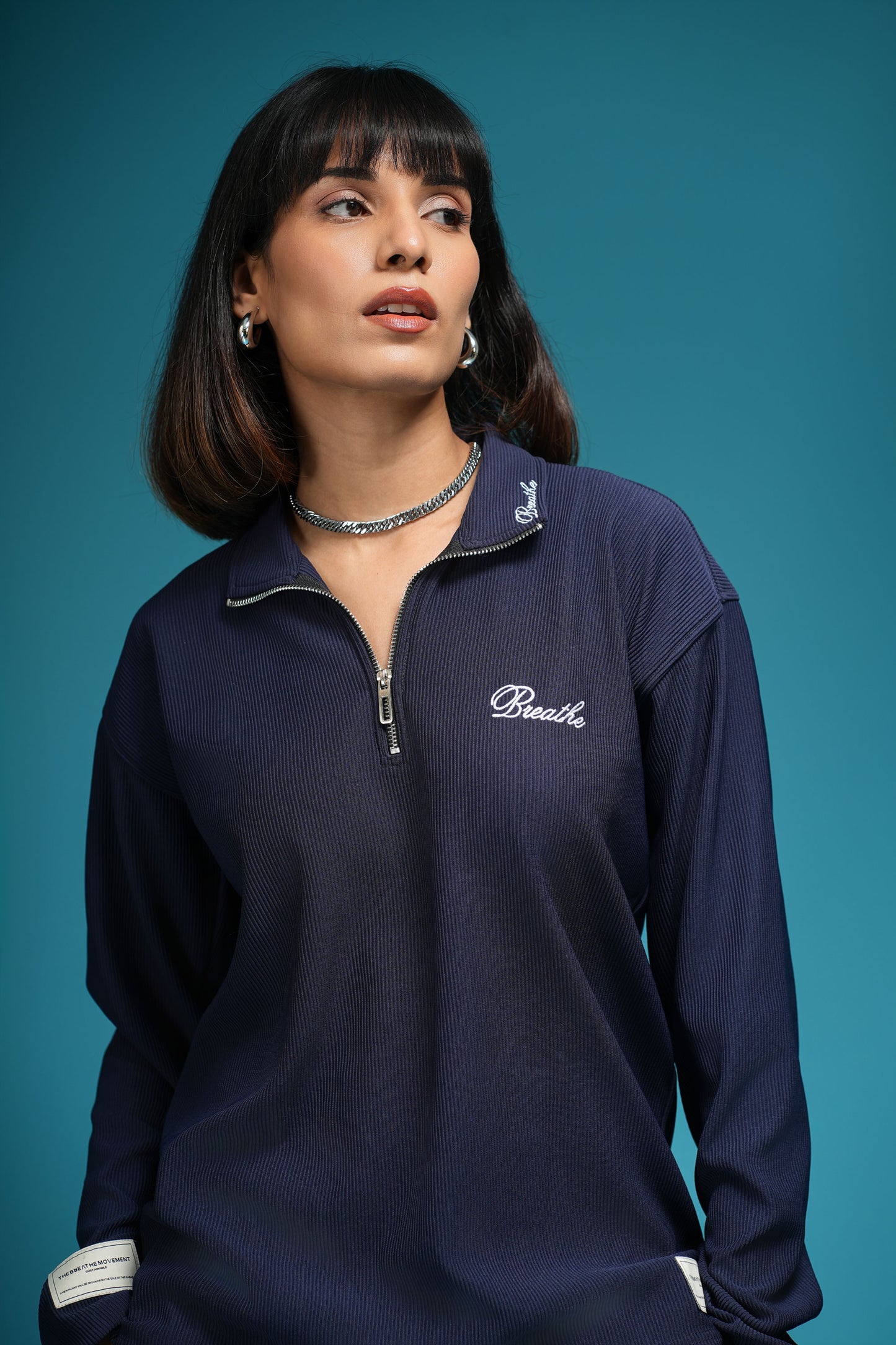 TBM CO-ORD SET NAVY BLUE