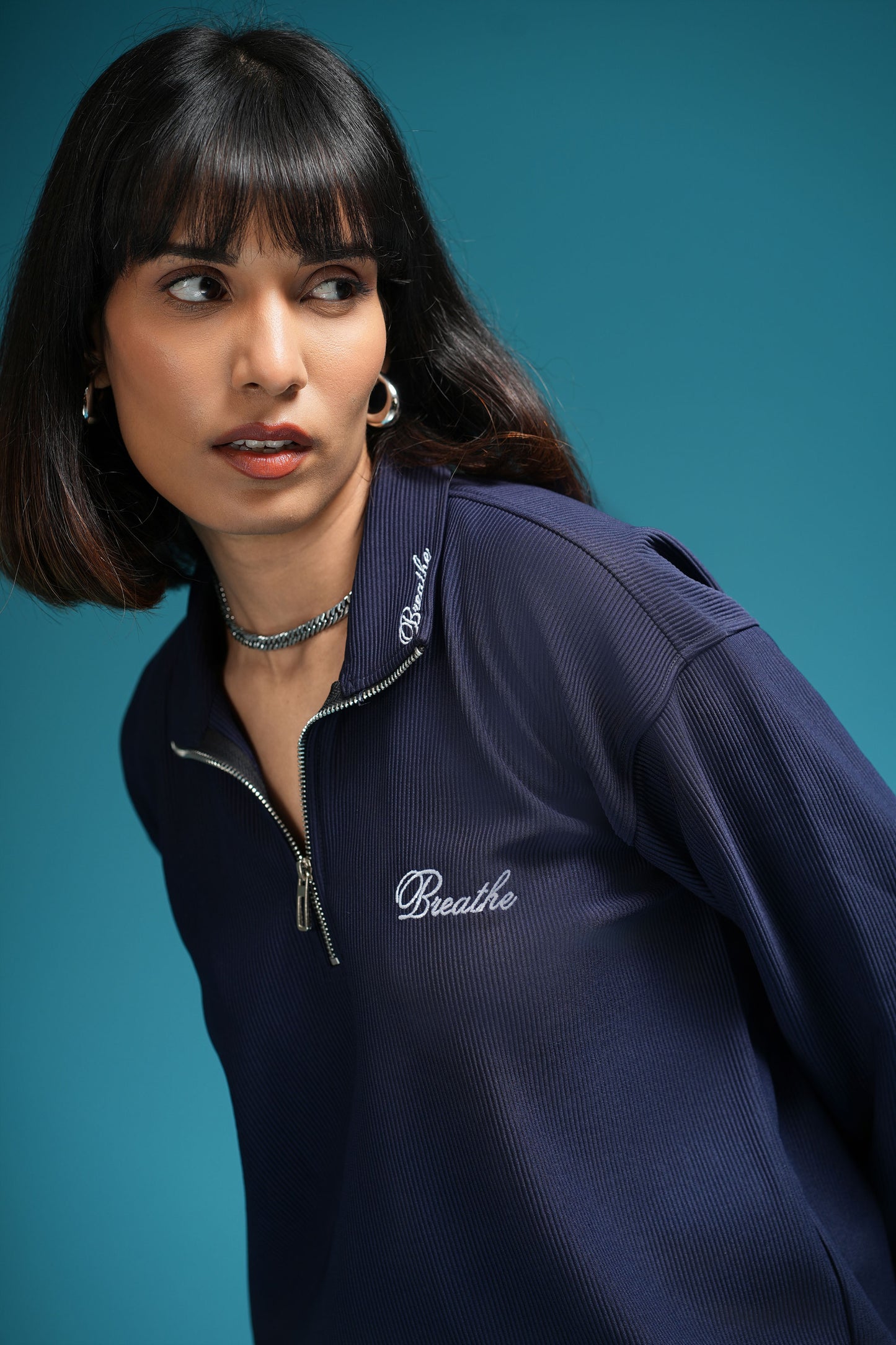 TBM CO-ORD SET NAVY BLUE