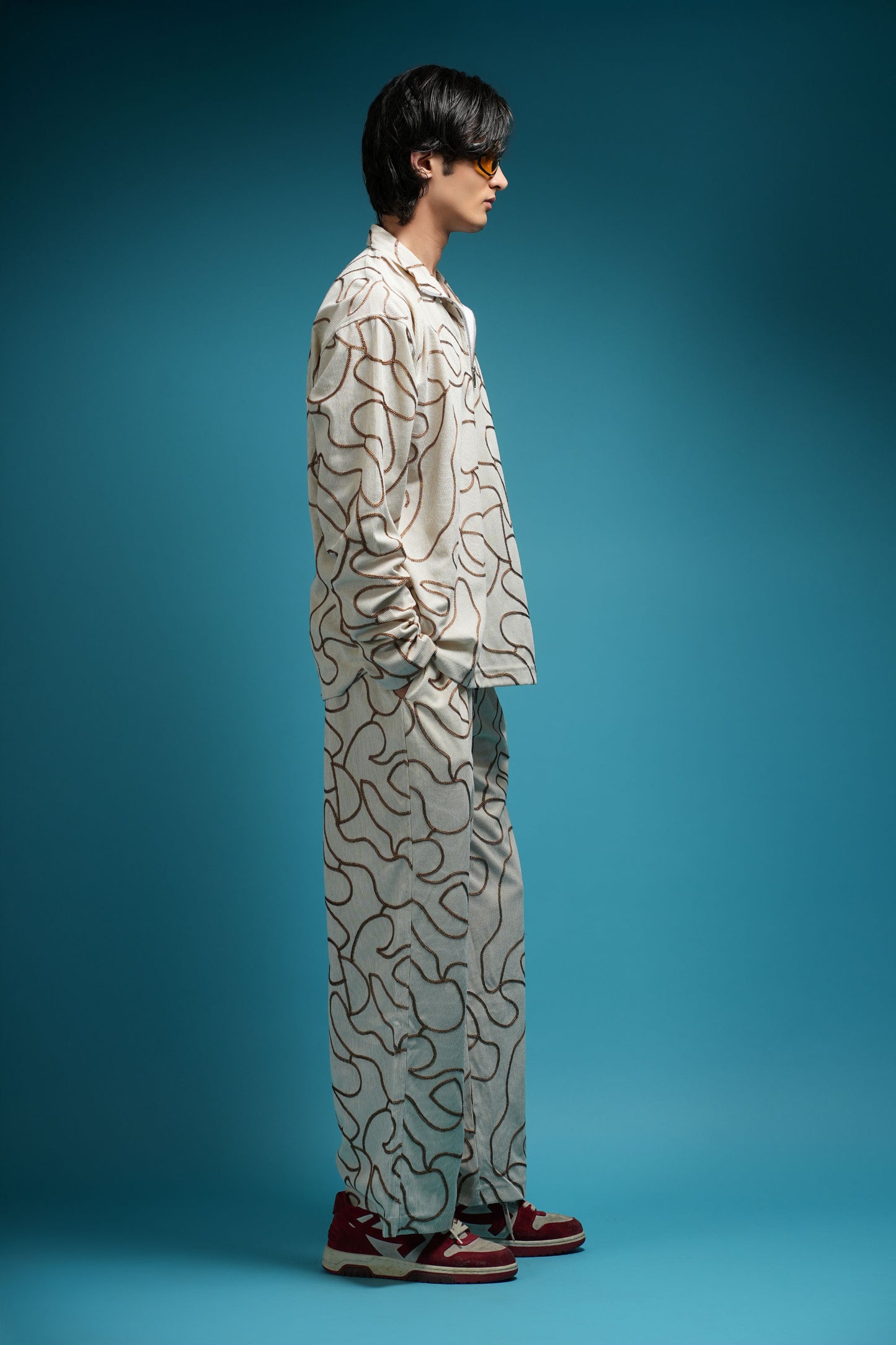 DESERT THREAD (CHAIN-STITCHED EDITION- IVORY SMOKE