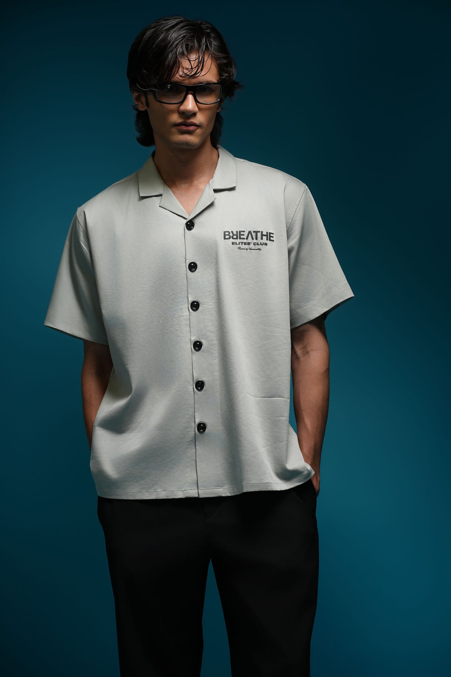 BOWLING SHIRT - LUNAR ASH