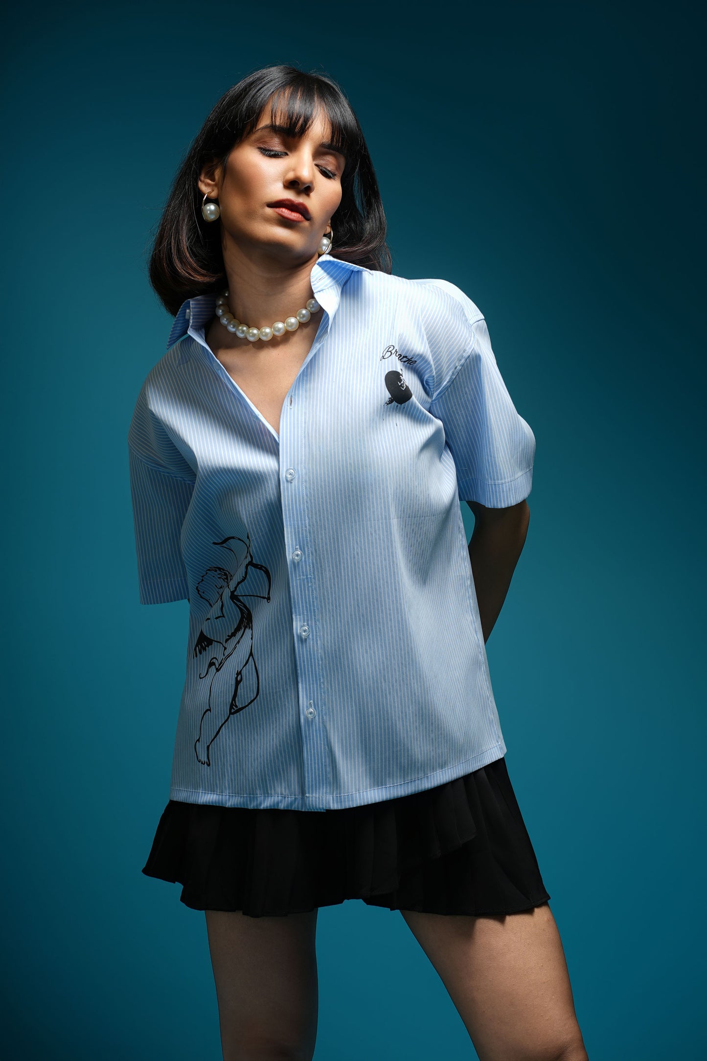 LOVE AND LOSS STRIPE SHIRT