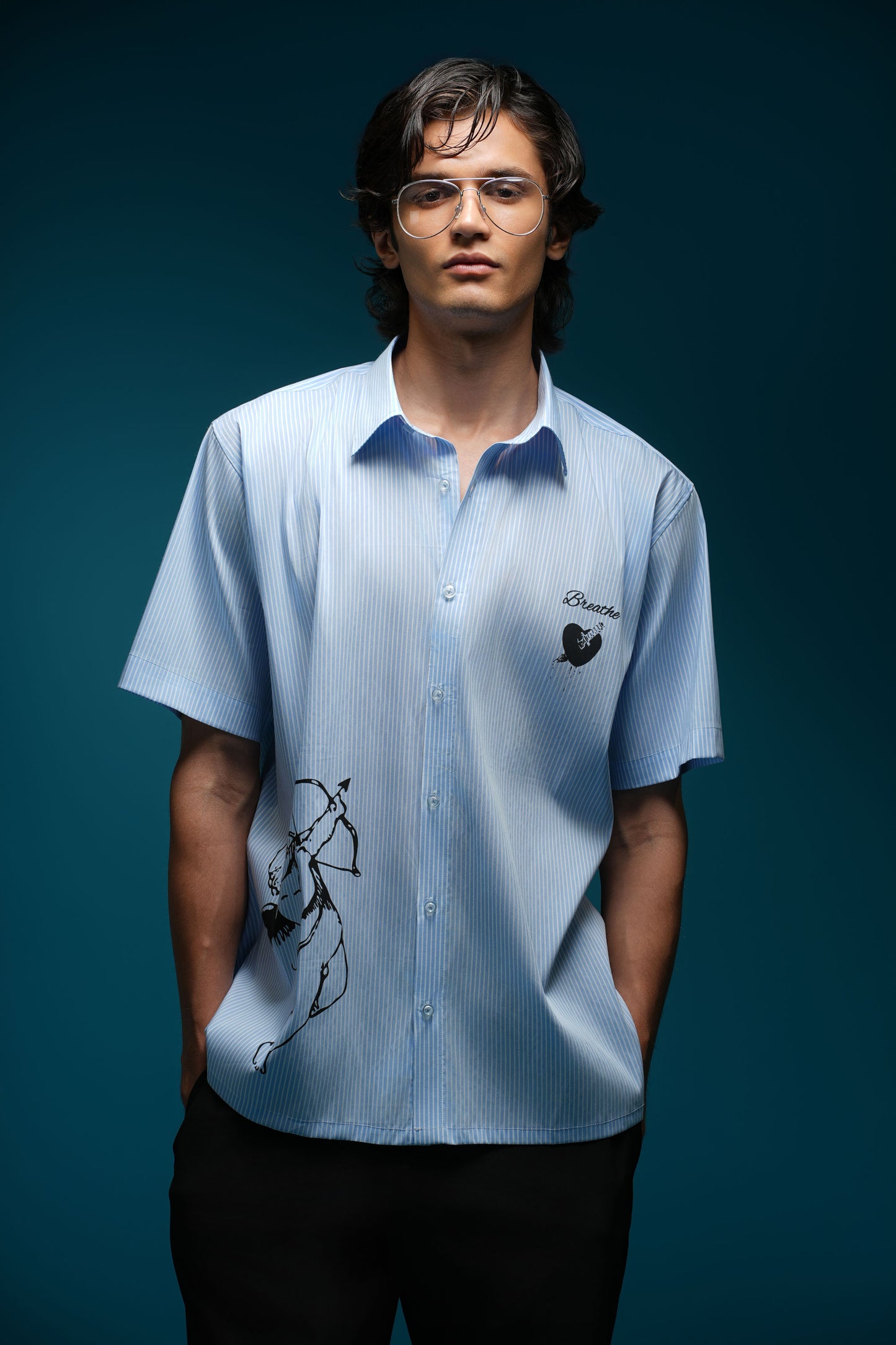 LOVE AND LOSS STRIPE SHIRT