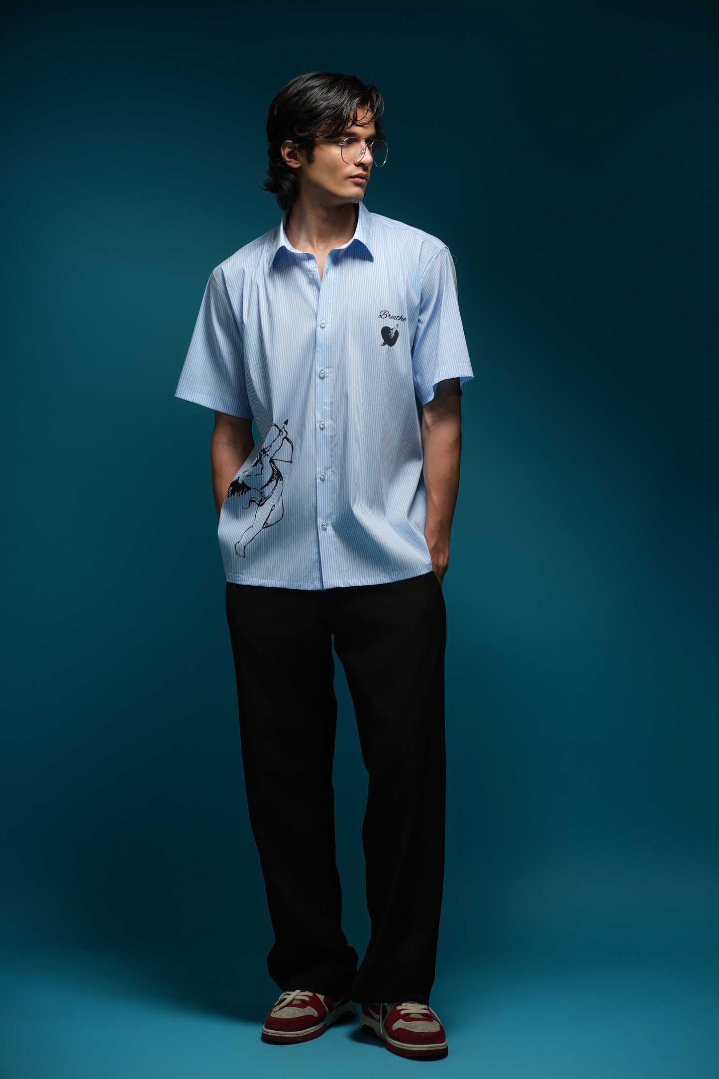 LOVE AND LOSS STRIPE SHIRT