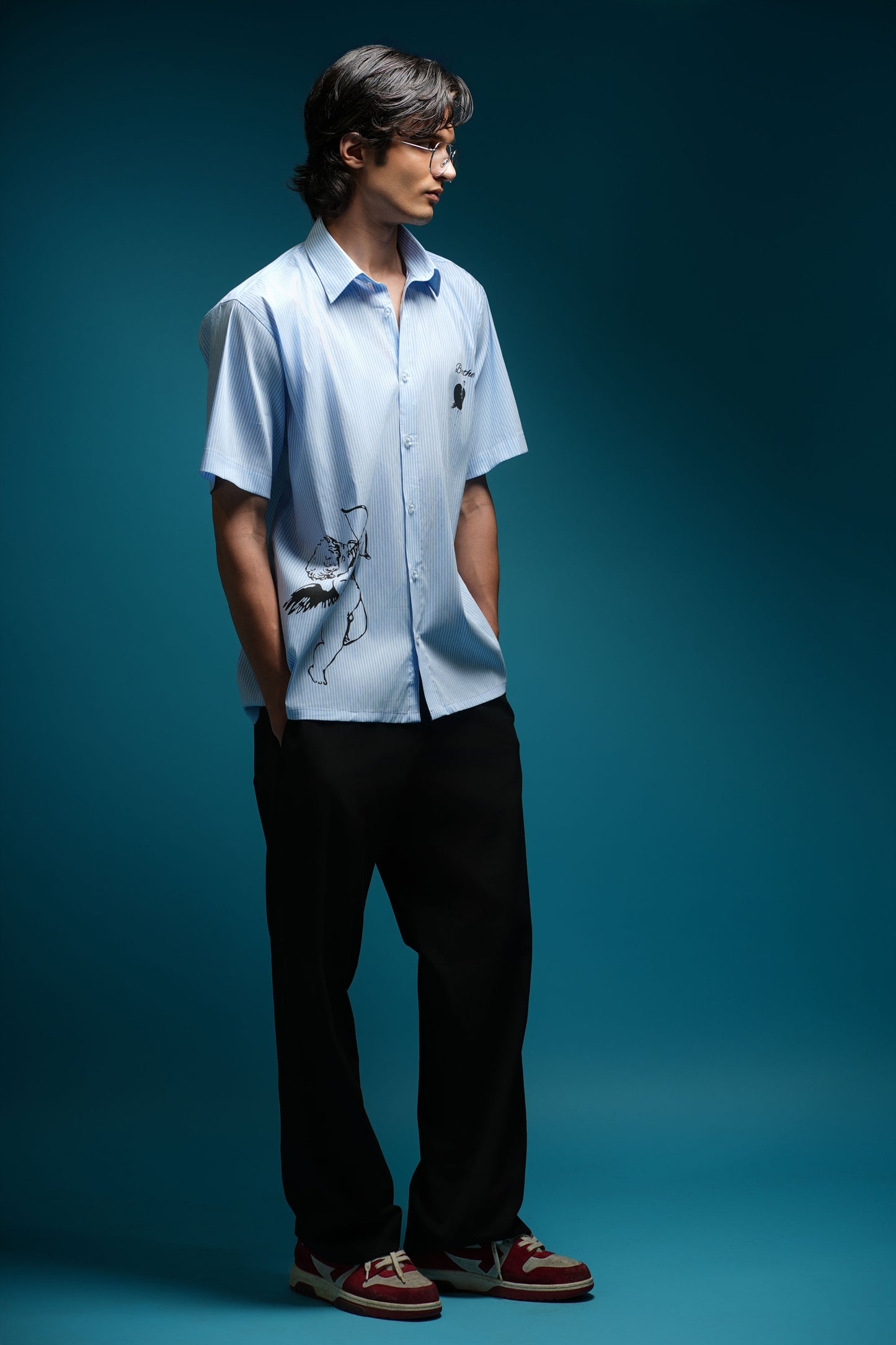 LOVE AND LOSS STRIPE SHIRT