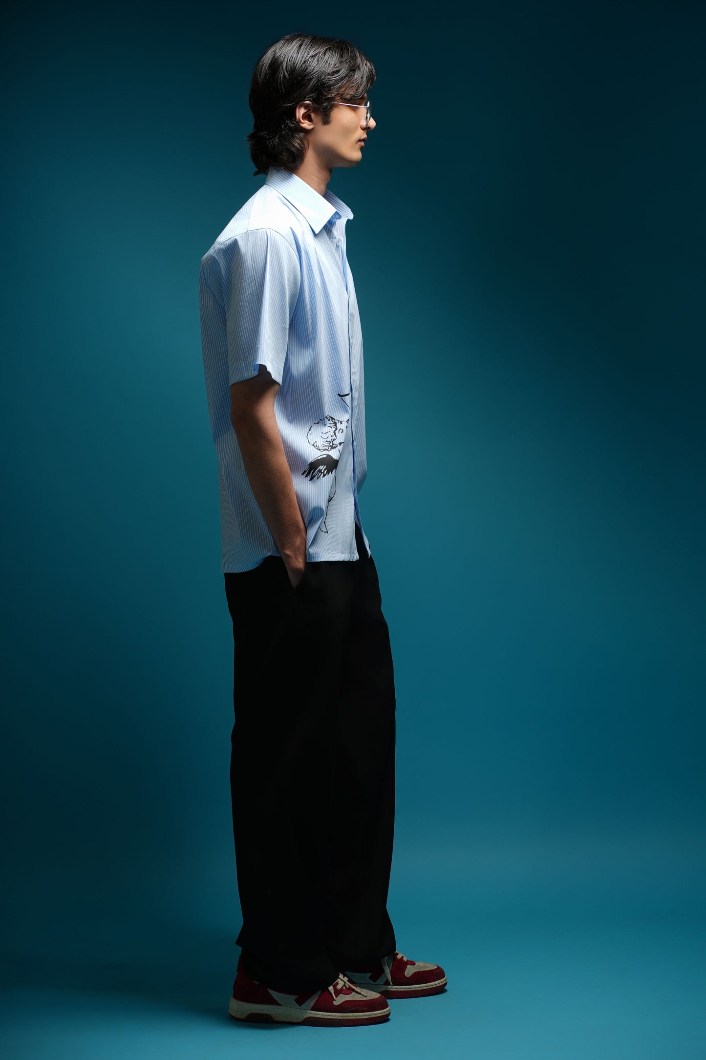 LOVE AND LOSS STRIPE SHIRT
