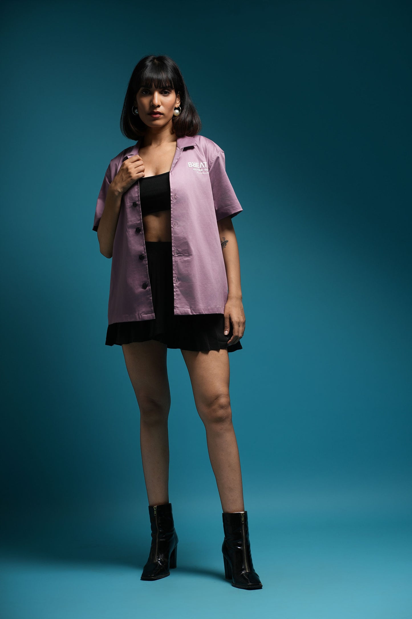 BOWLING SHIRT - IRISH MAUVE