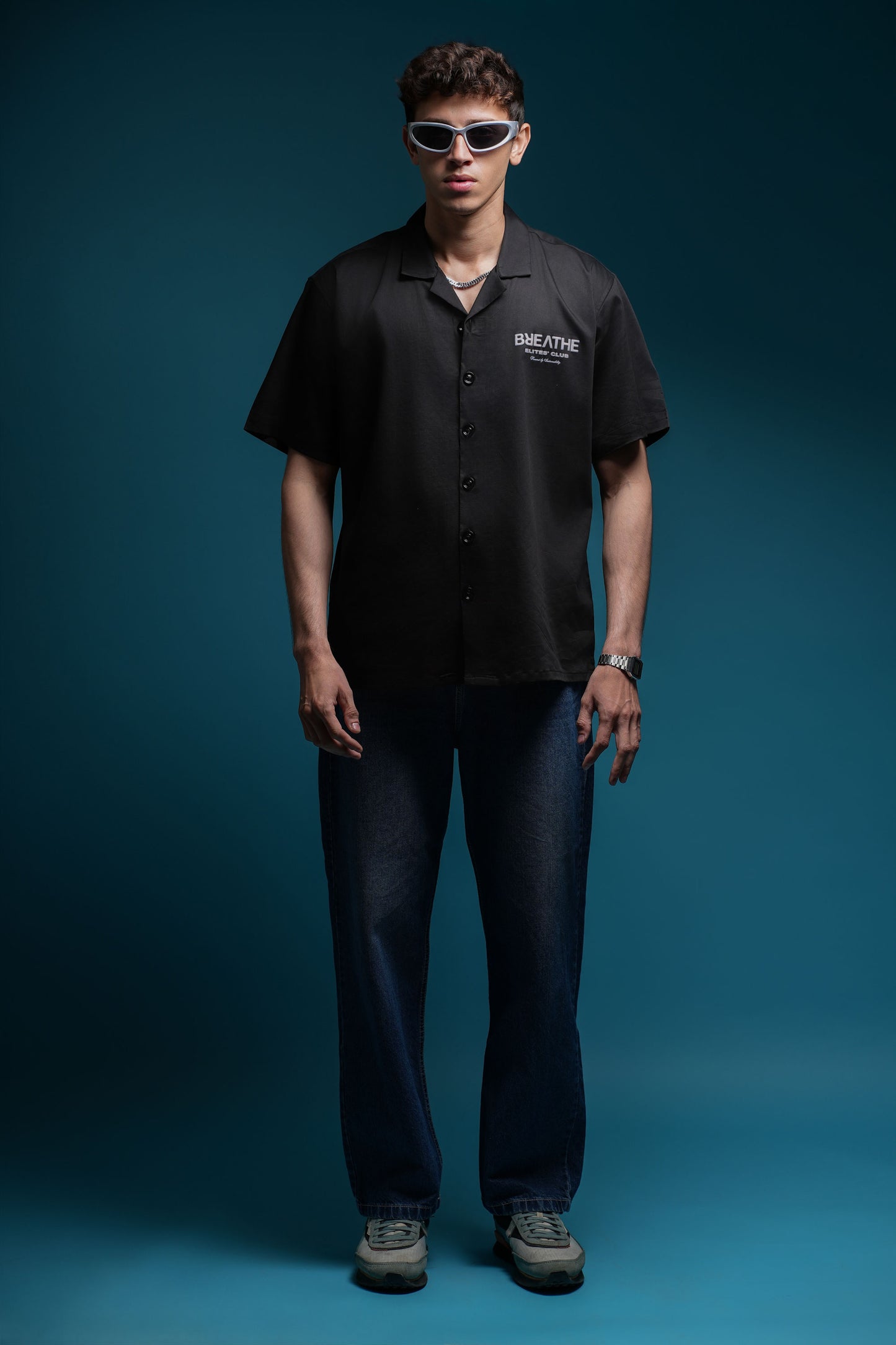 BOWLING SHIRT - BLACK