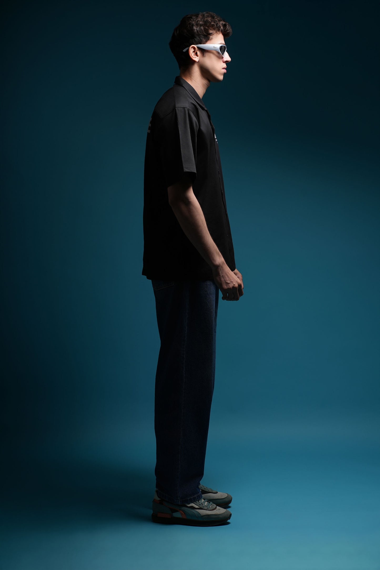 BOWLING SHIRT - BLACK