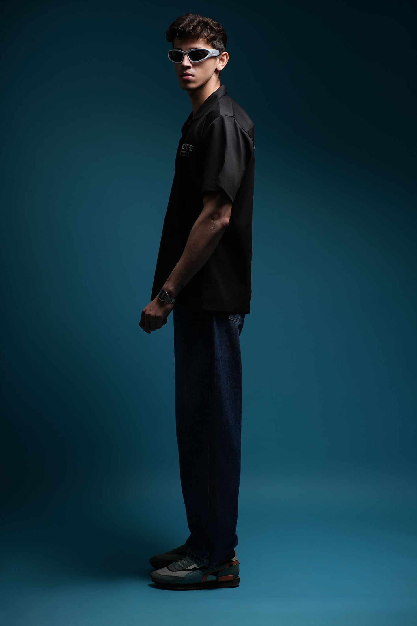 BOWLING SHIRT - BLACK