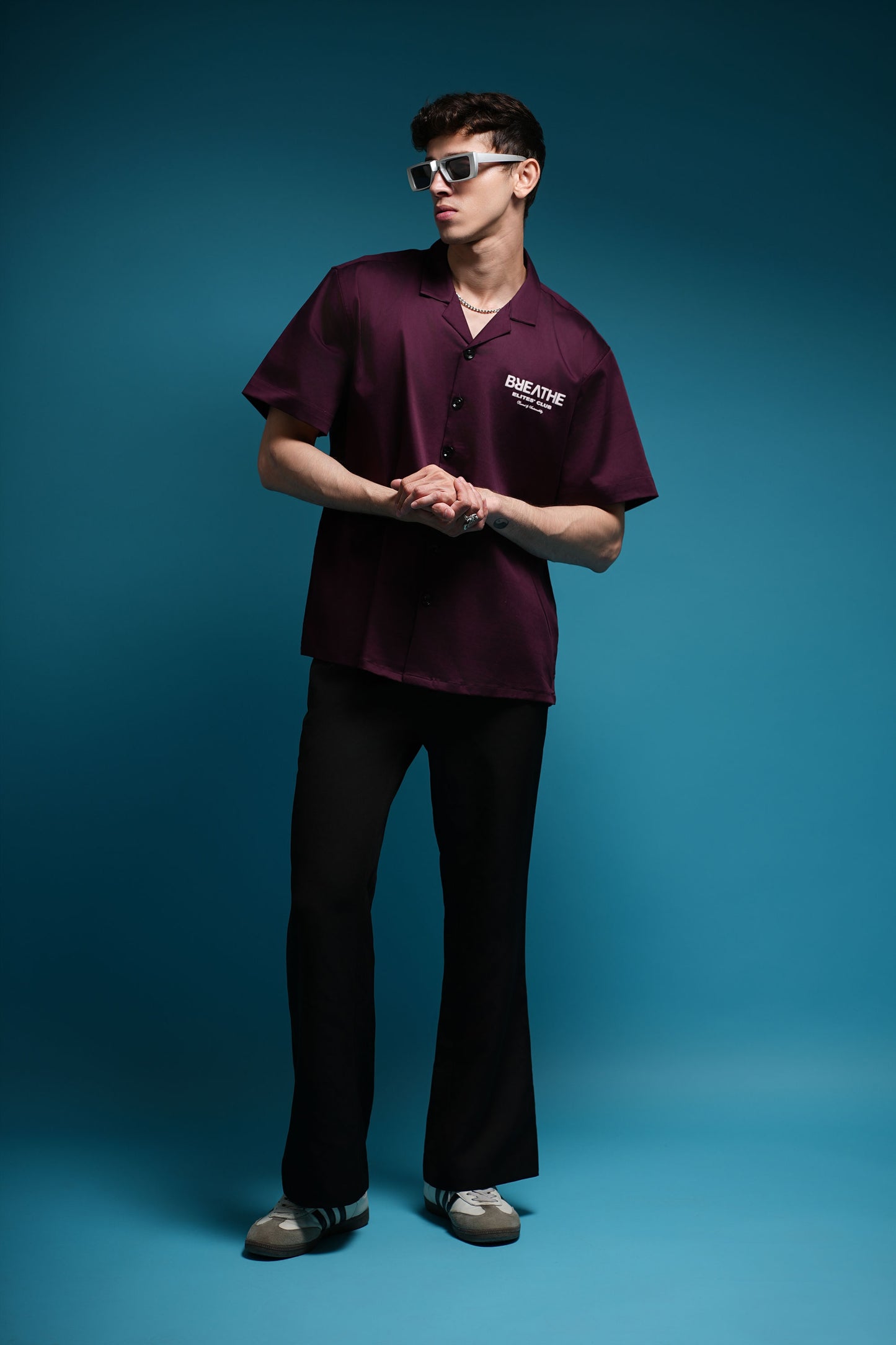 BOWLING SHIRT - PLUM