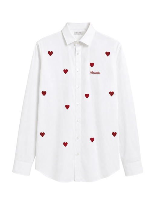 Kiss me Honey White Shirt