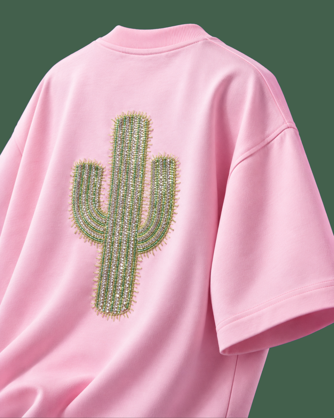 Blush Pink Iced Cactus T-shirt