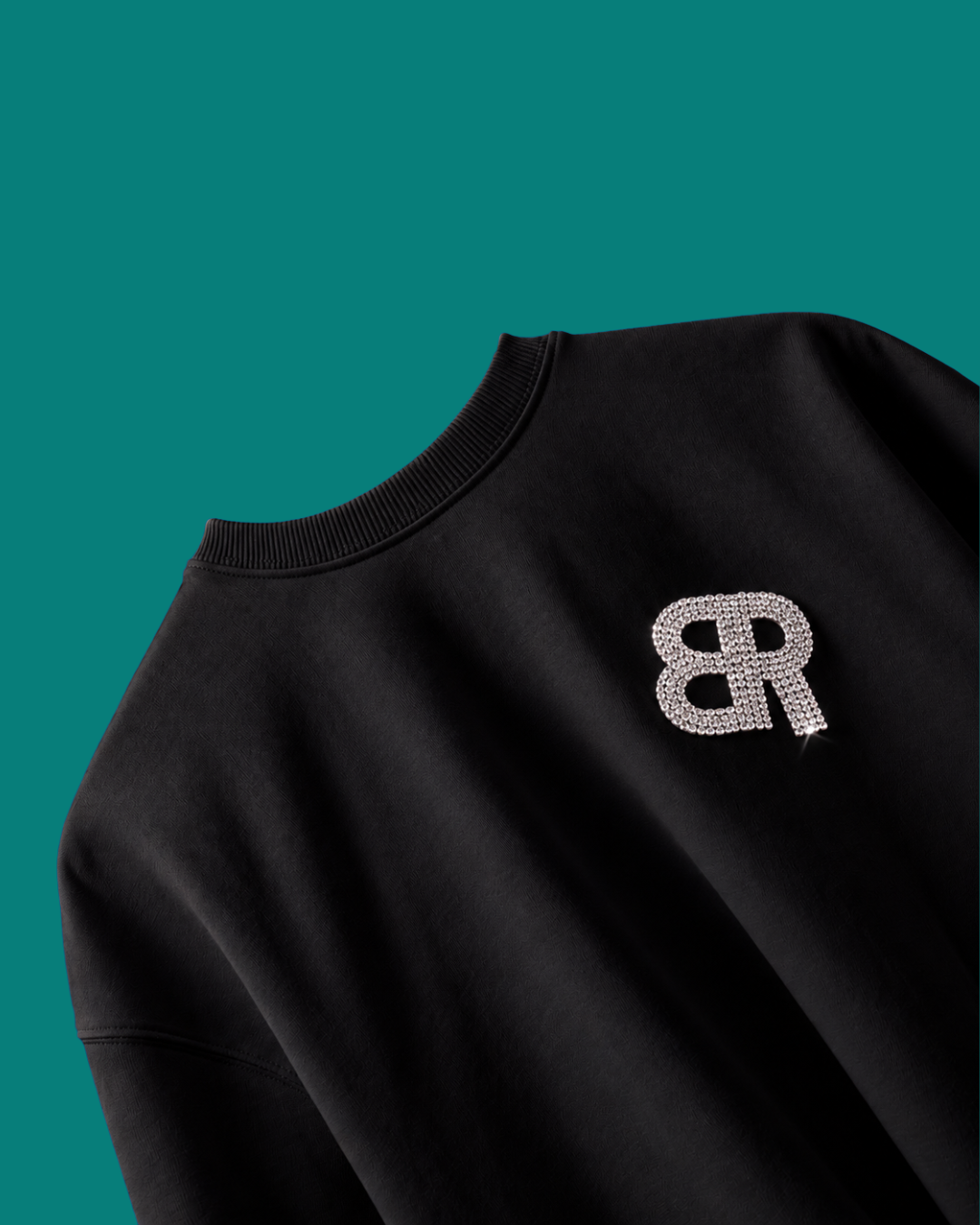 Black Crystal Swarovski T-shirt
