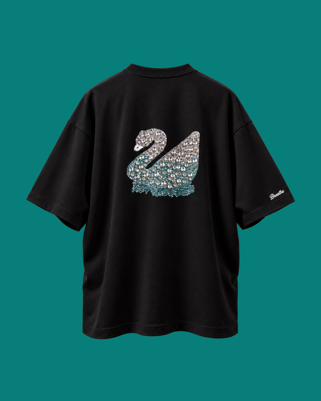 Black Crystal Swarovski T-shirt