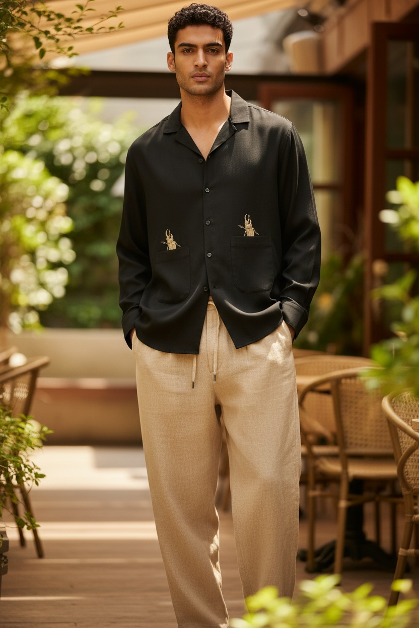 Beetle Linen Shirt (Pre order)