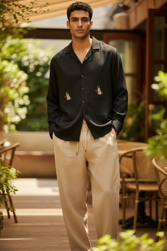 Beetle Linen Shirt (Pre order)