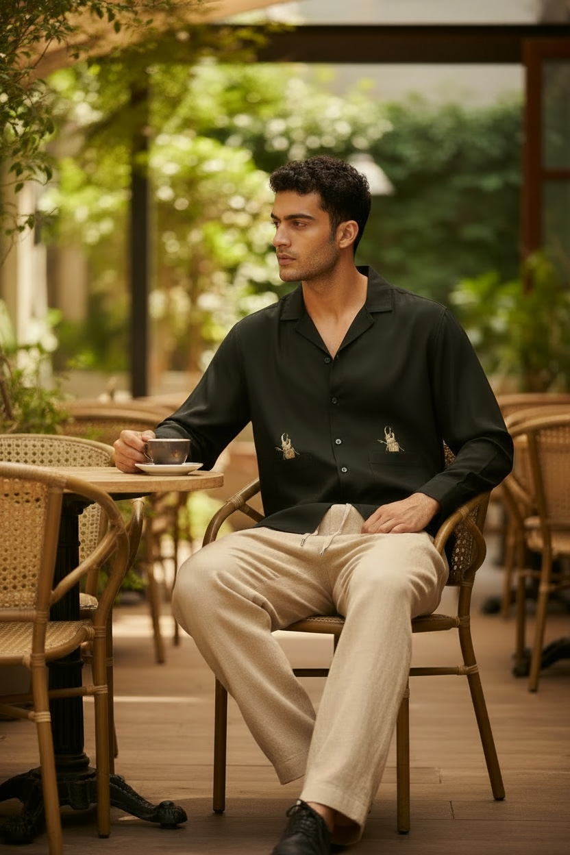 Beetle Linen Shirt (Pre order)