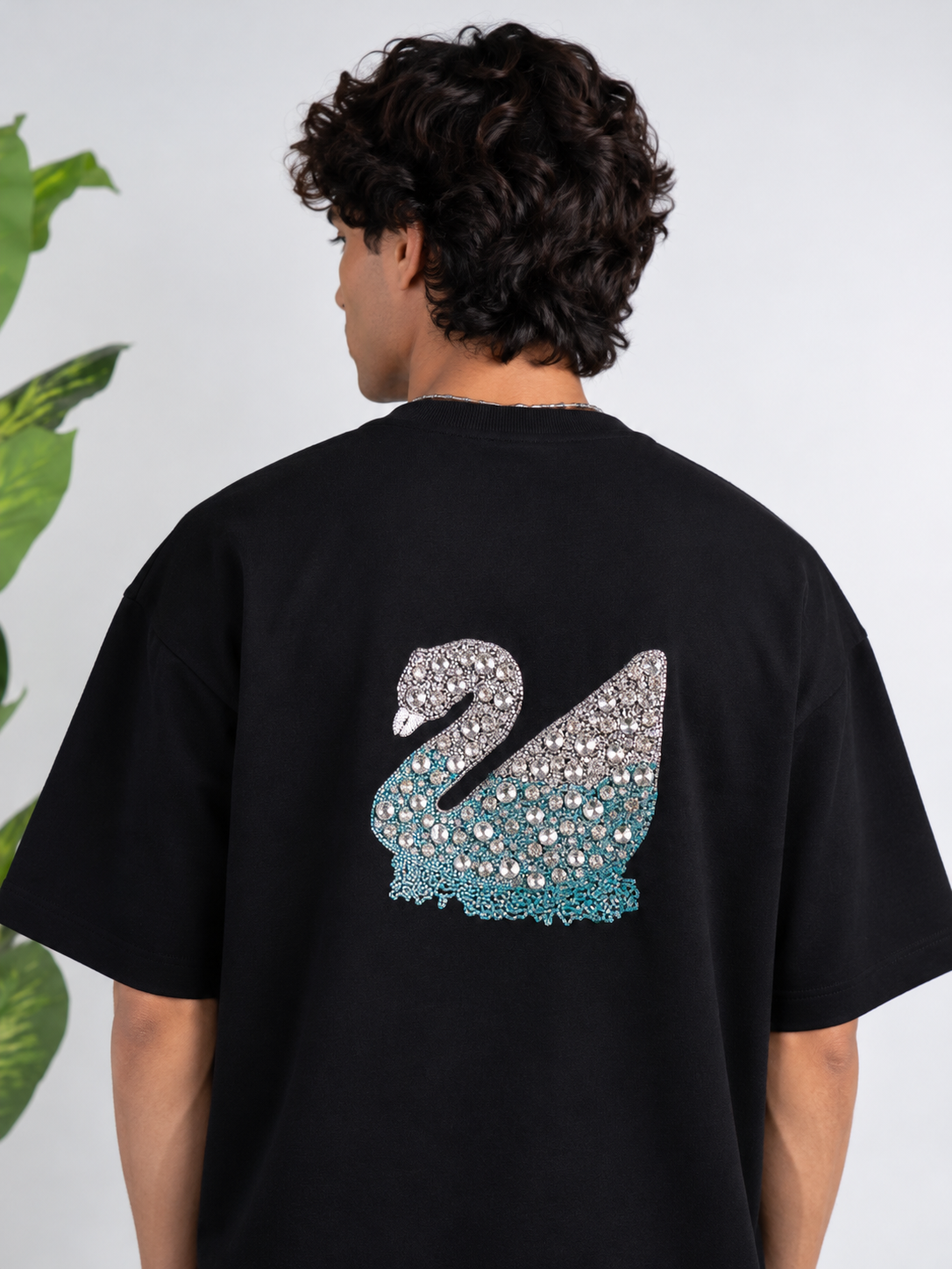 Black Crystal Swarovski T-shirt