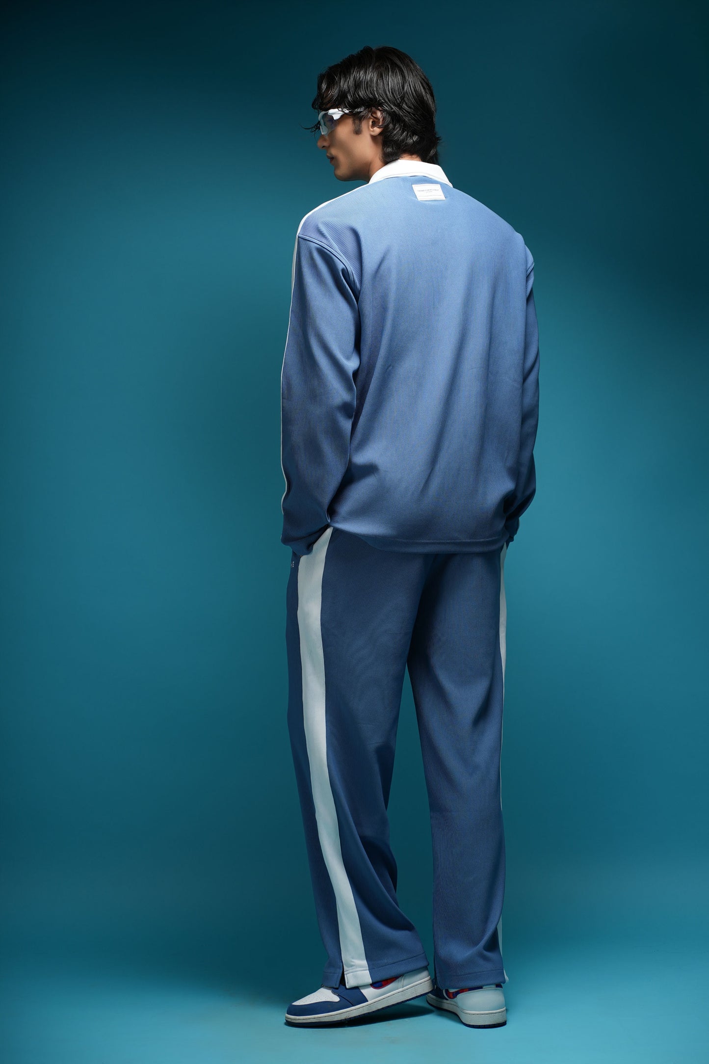 TWO SHADES OF SAHARA ICE BLUE CORD SET