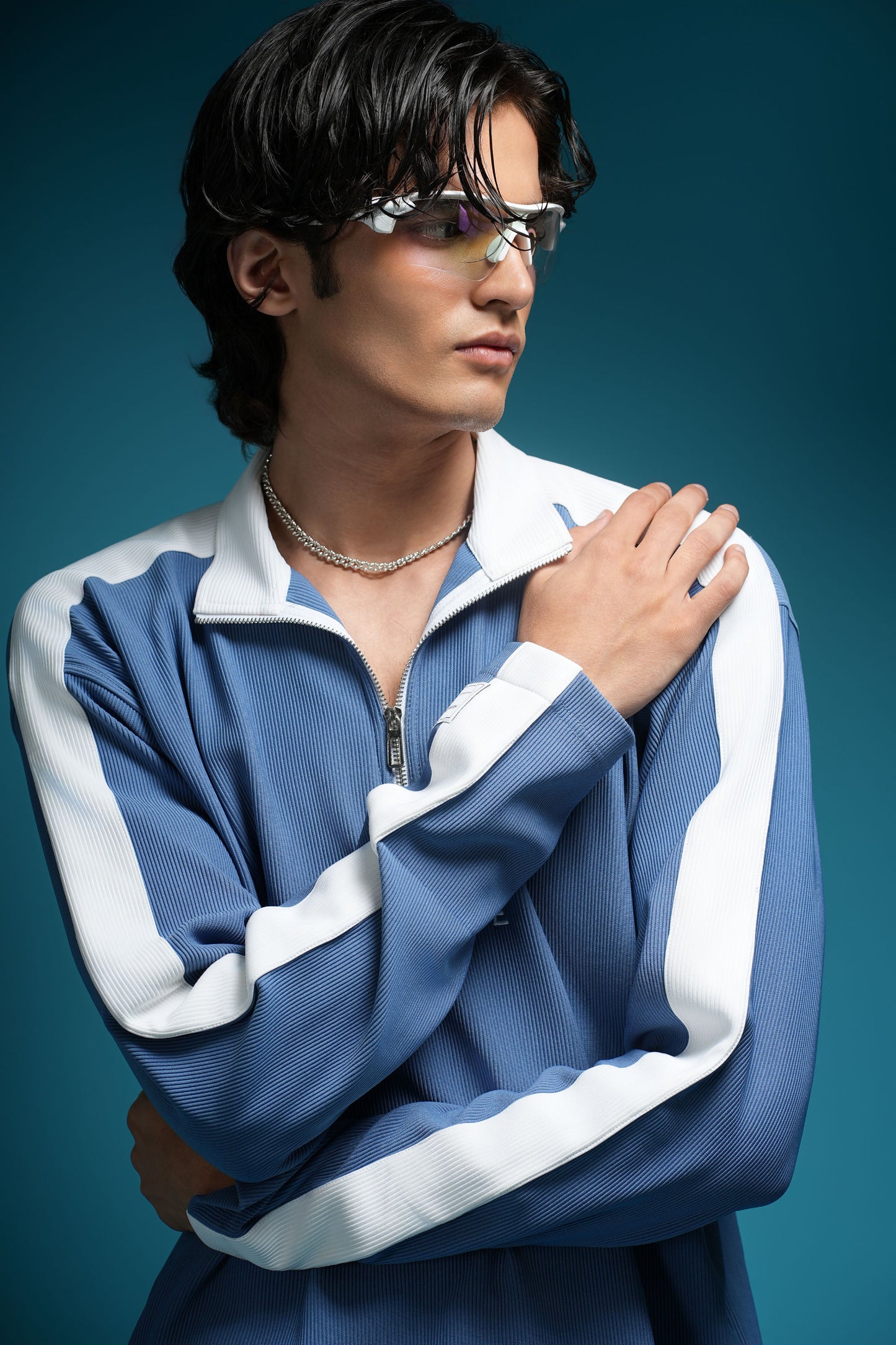 TWO SHADES OF SAHARA ICE BLUE CORD SET