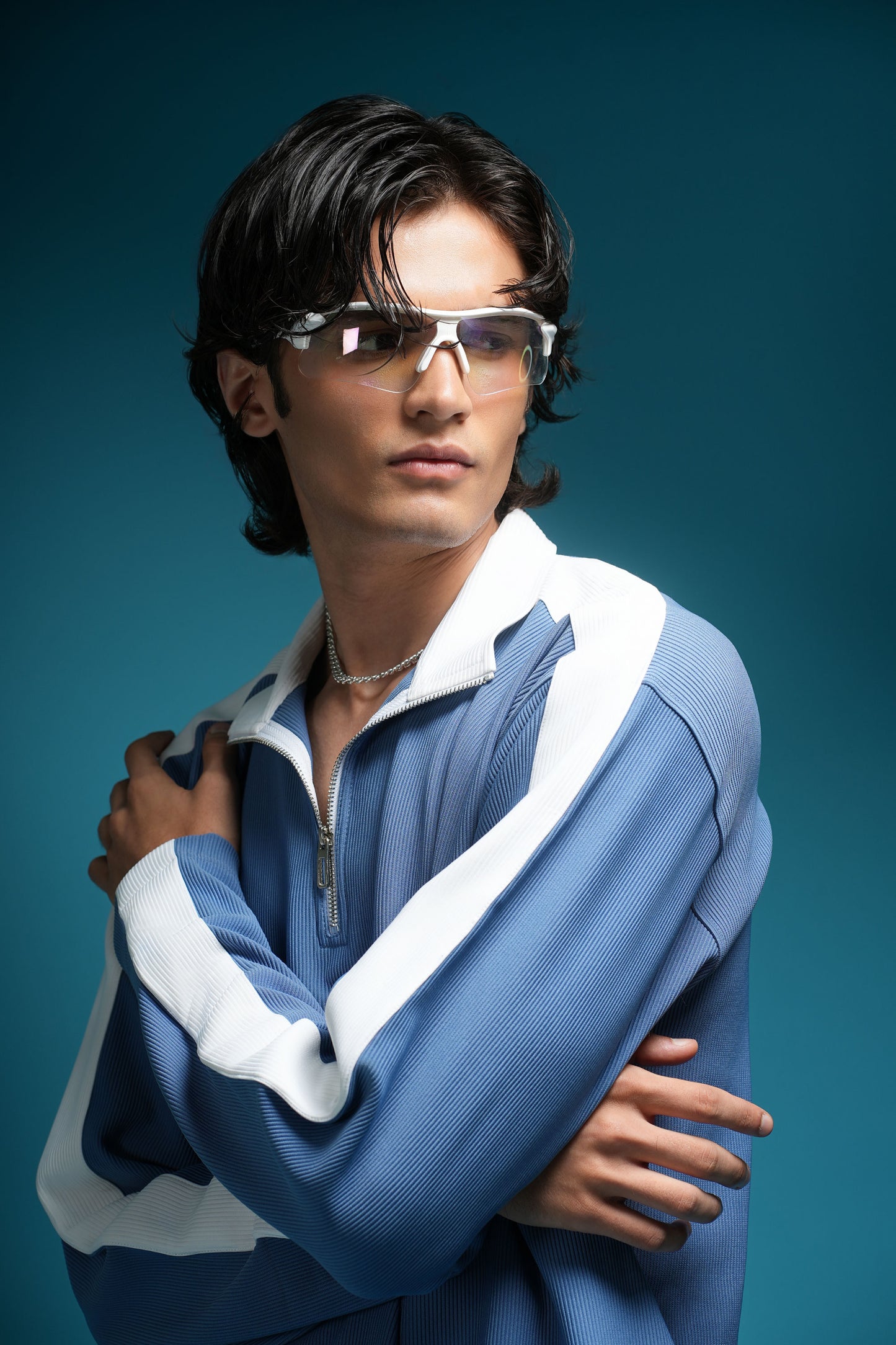 TWO SHADES OF SAHARA ICE BLUE CORD SET