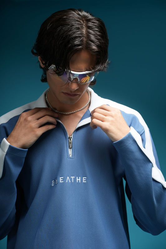 TWO SHADES OF SAHARA ICE BLUE CORD SET