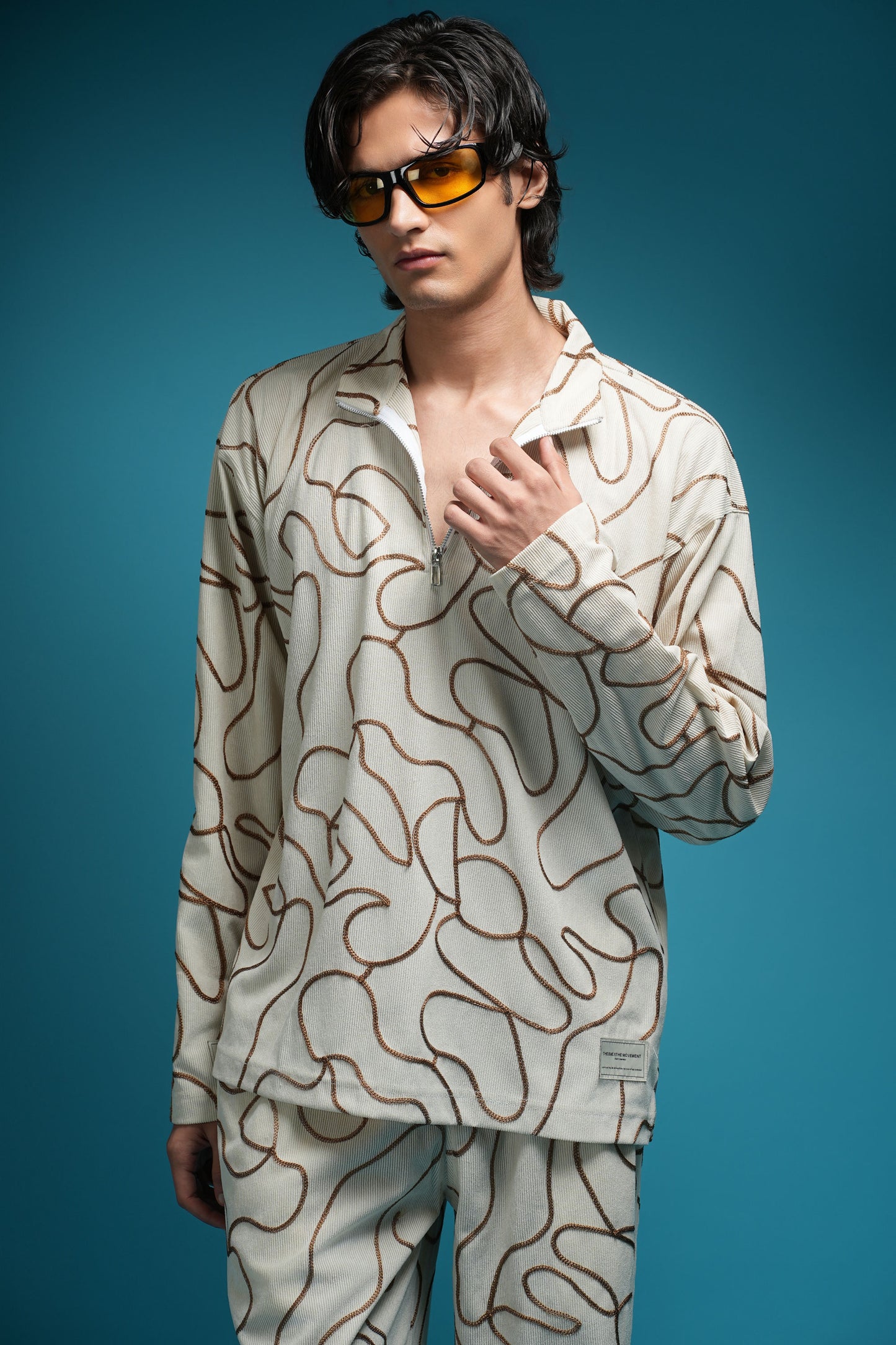DESERT THREAD (CHAIN-STITCHED EDITION-  IVORY SMOKE