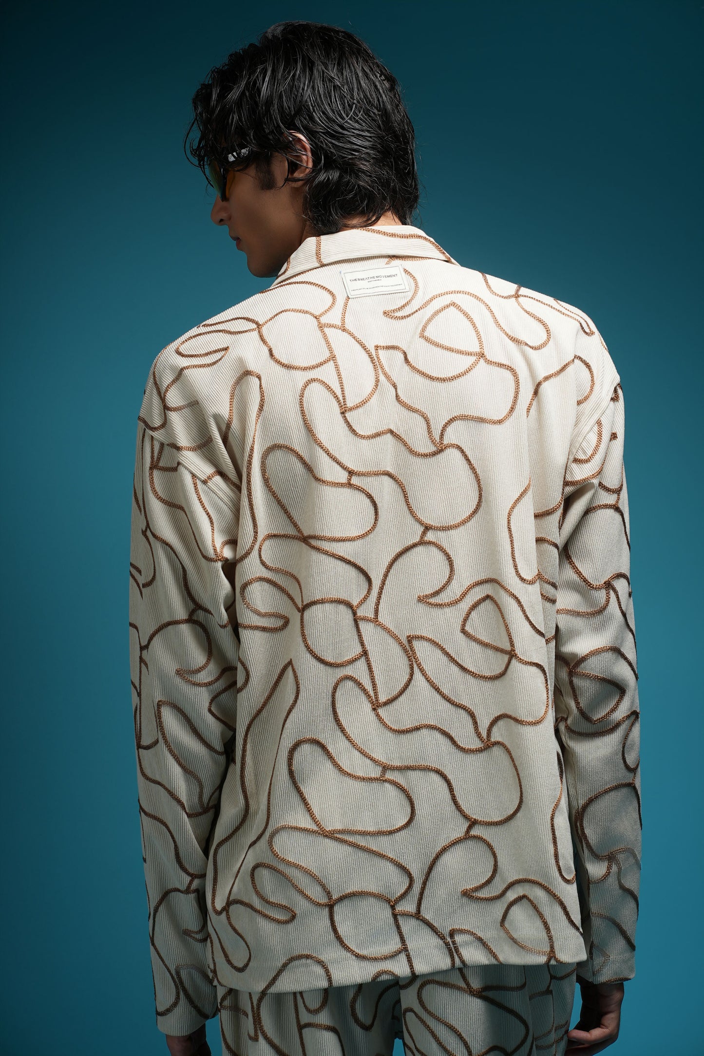 DESERT THREAD (CHAIN-STITCHED EDITION-  IVORY SMOKE