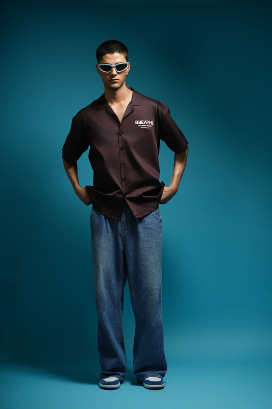 BOWLING SHIRT - MOCHA LATTE