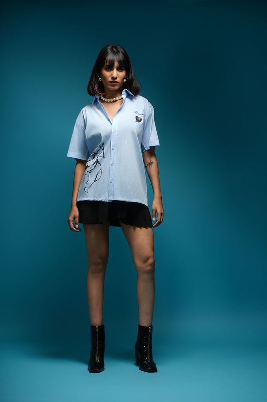 LOVE AND LOSS STRIPE SHIRT