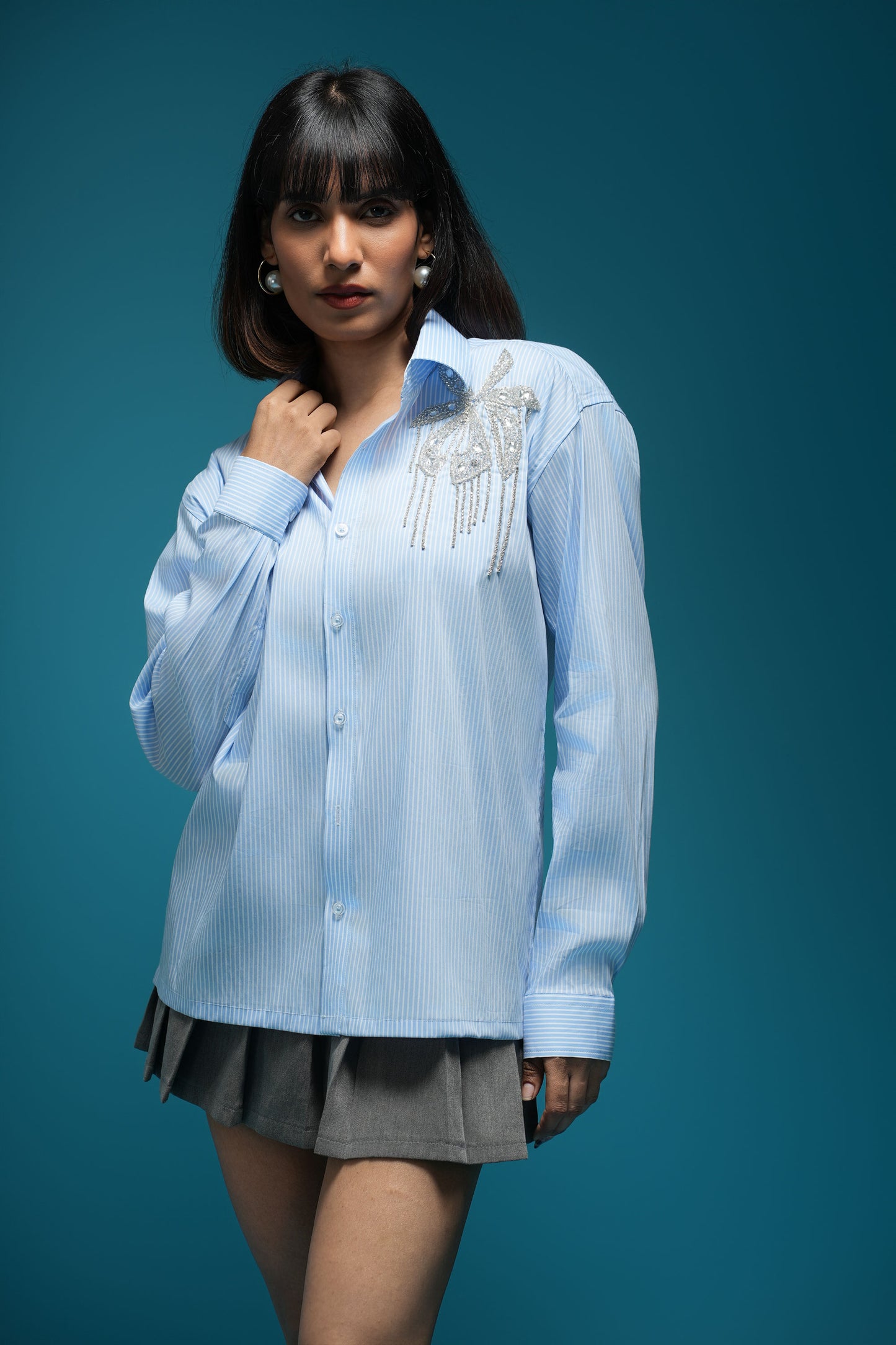 Crystal Stripe Shirt