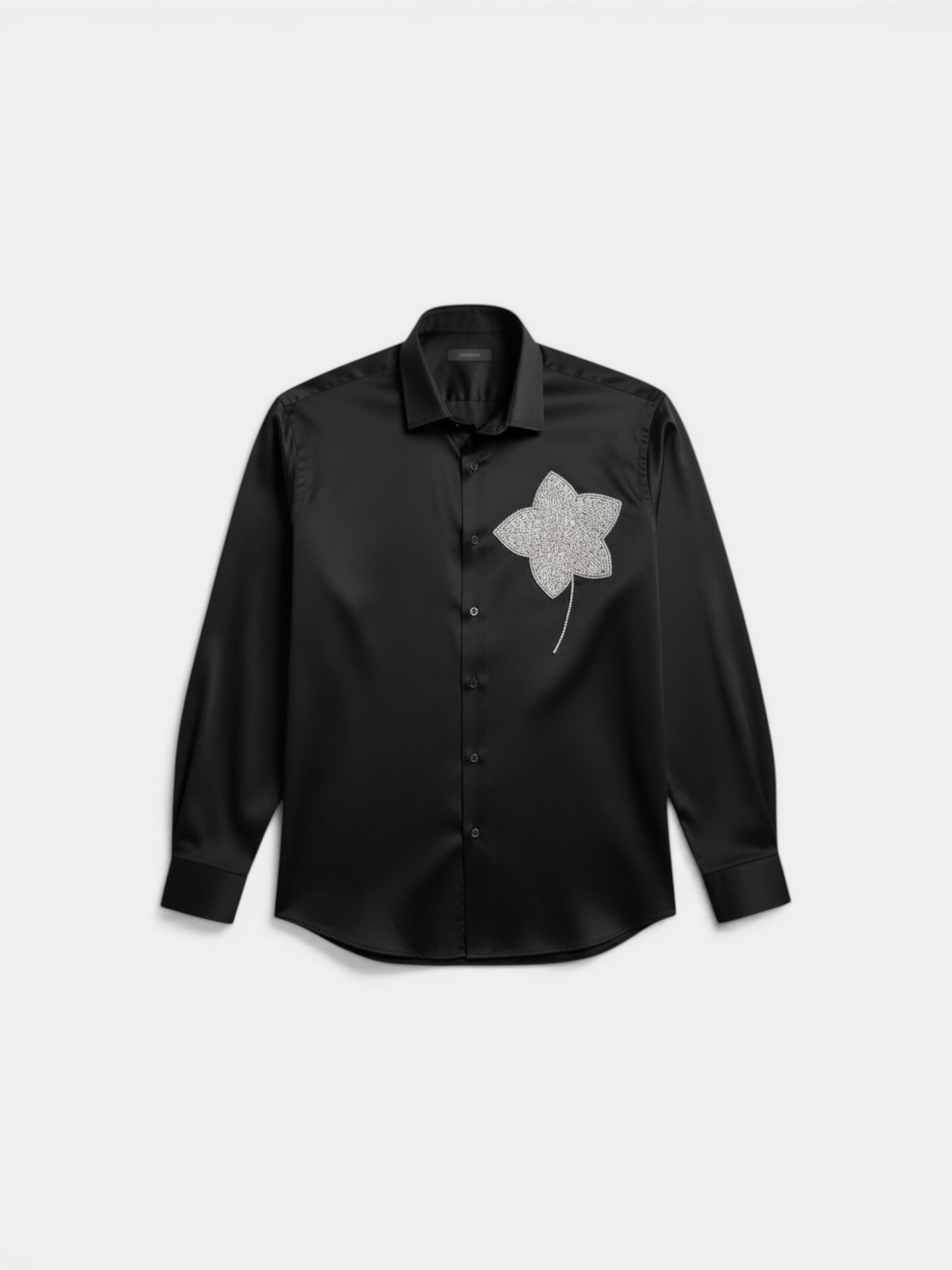 Crystal Flower Black shirt