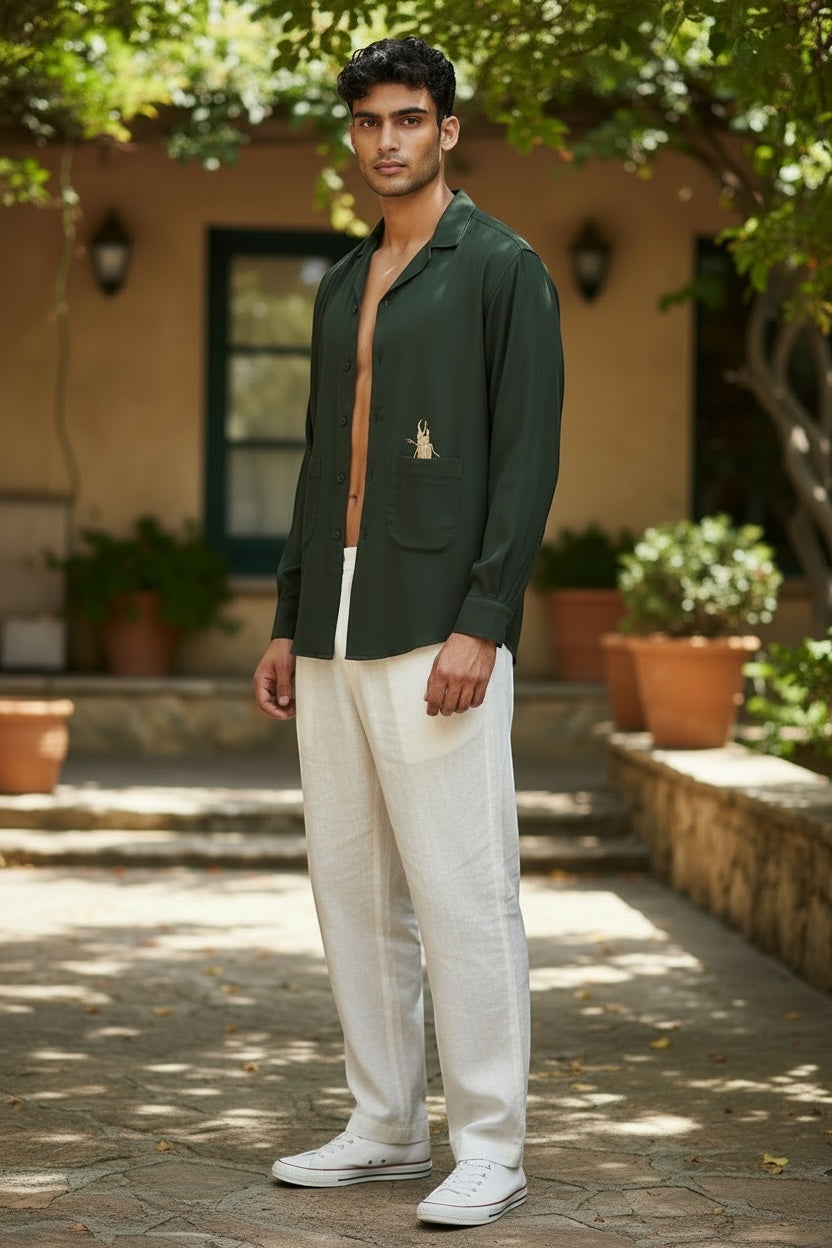 Beetle Linen Shirt (Pre order)