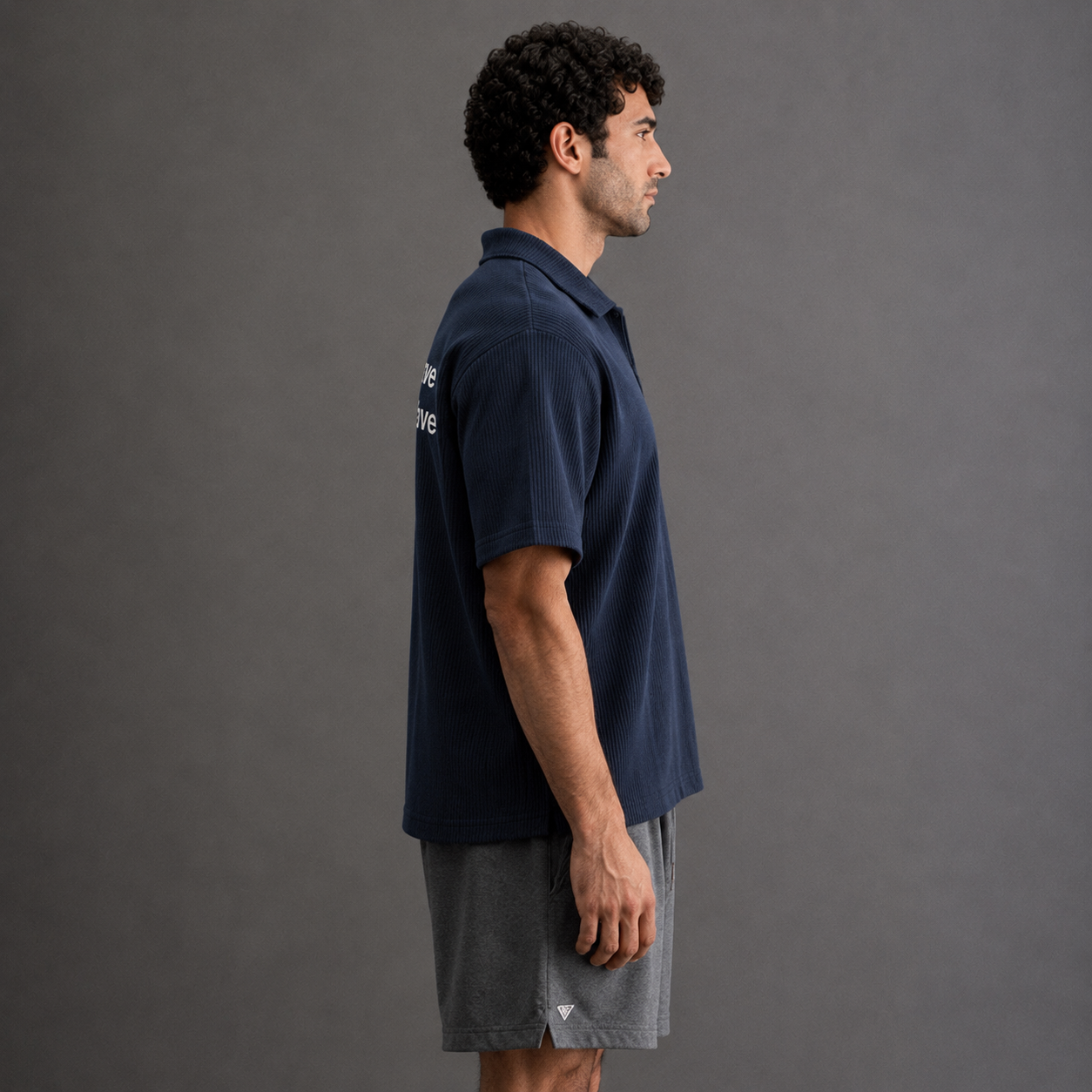 Navy blue Peace Oversized T-shirt ( Pre-order)