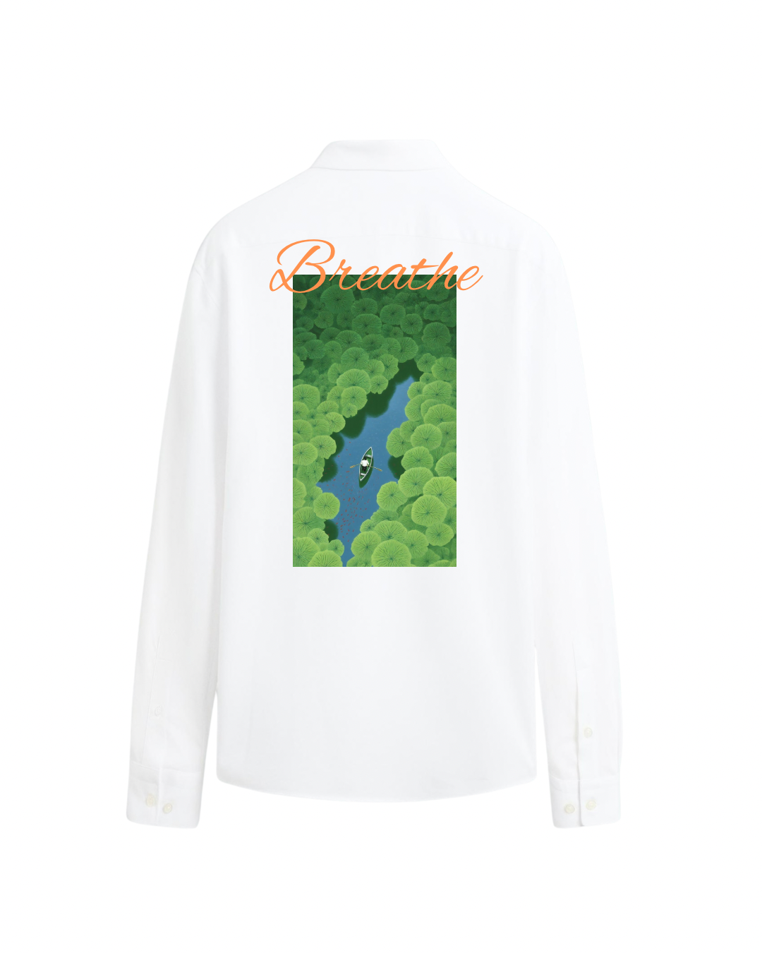 Lost In Water-Rower Embroidered shirt (Pre-order)