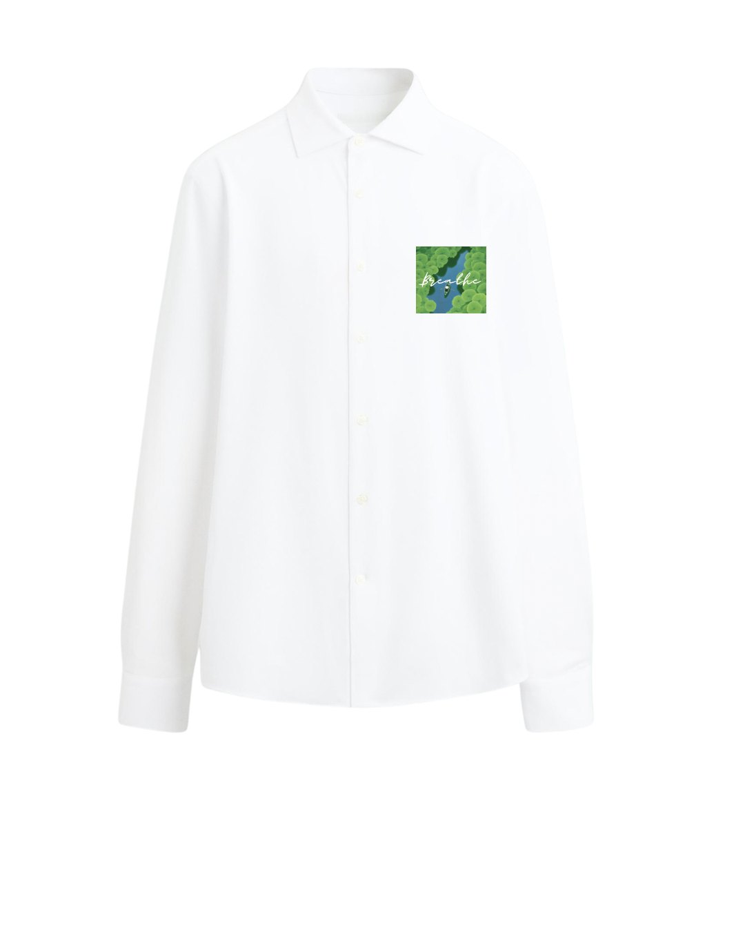 Lost In Water-Rower Embroidered shirt (Pre-order)