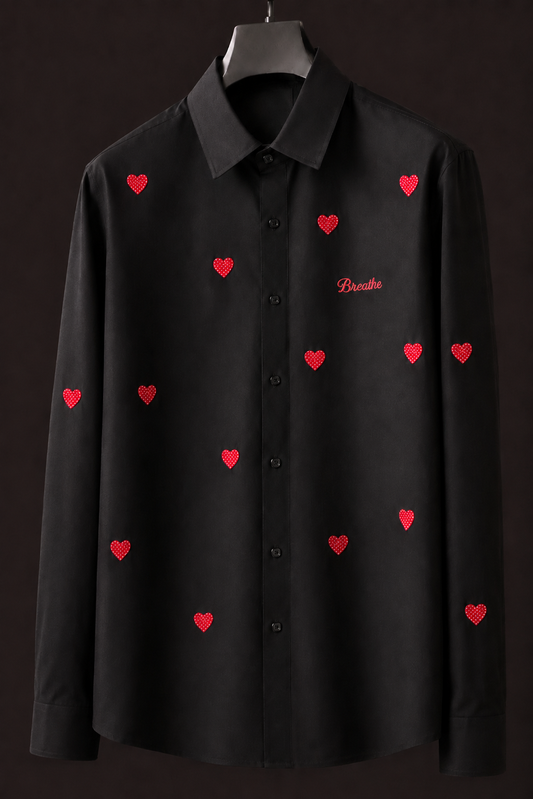 Kiss me Honey Black Shirt